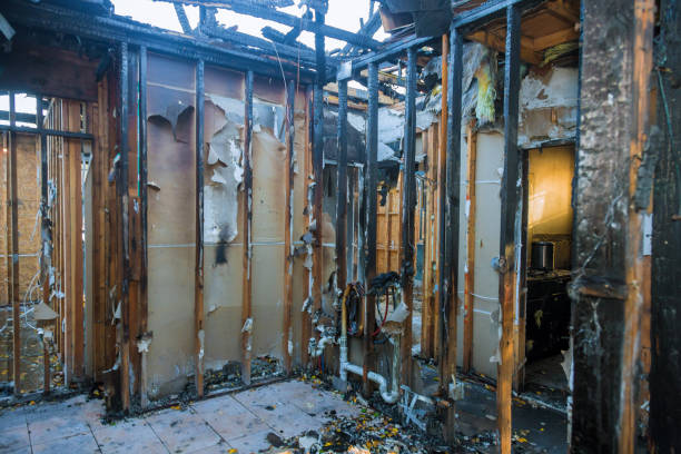 Professional Fire Damage Repair technician working in Plymouth, MN